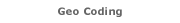 Geocoding